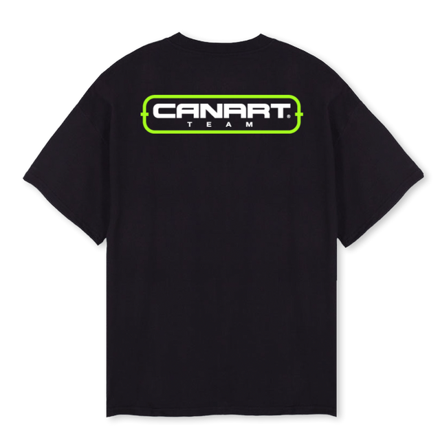 CANTEAM Black Oversized Tee.