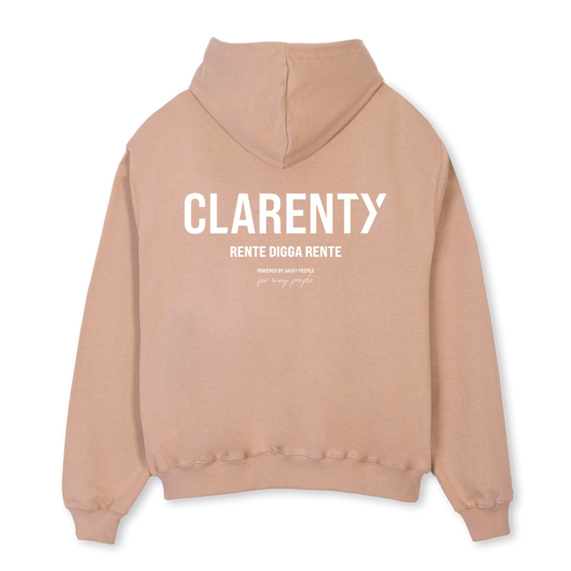 TEAMKLARHEIT5 Croissant Oversized Hoodie.