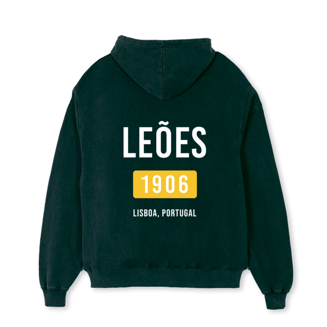 LEOESSWEATERONE1 Wild Green Oversized Hoodie.
