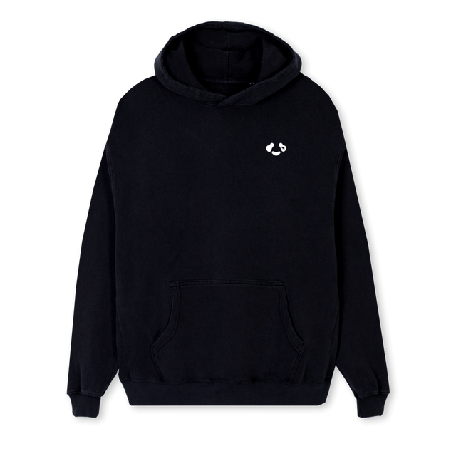 HOODIEPETE Black Regular Hoodie.
