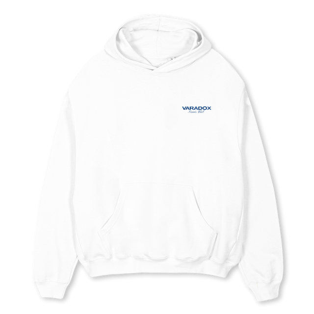HOODIEVARADOXWHITE White Oversized Hoodie.