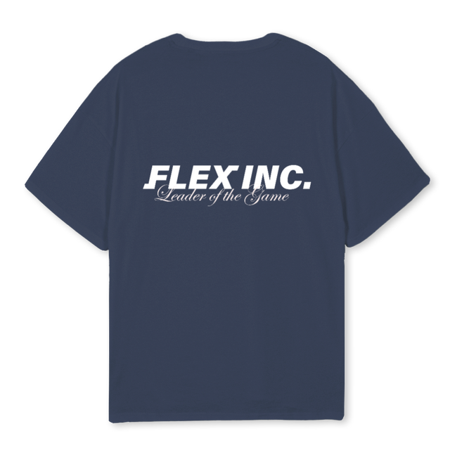 LEADEROFTHEGAME Navy Blue Oversized Tee.