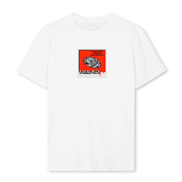ADWASSLTPLRD White Regular Tee.