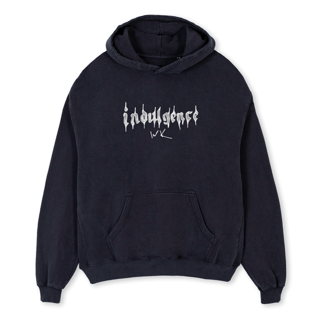 OSTIN Vintage Black Oversized Hoodie.