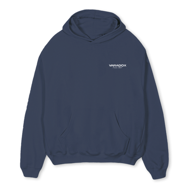 NAVYHOODIEONE Navy Blue Oversized Hoodie.