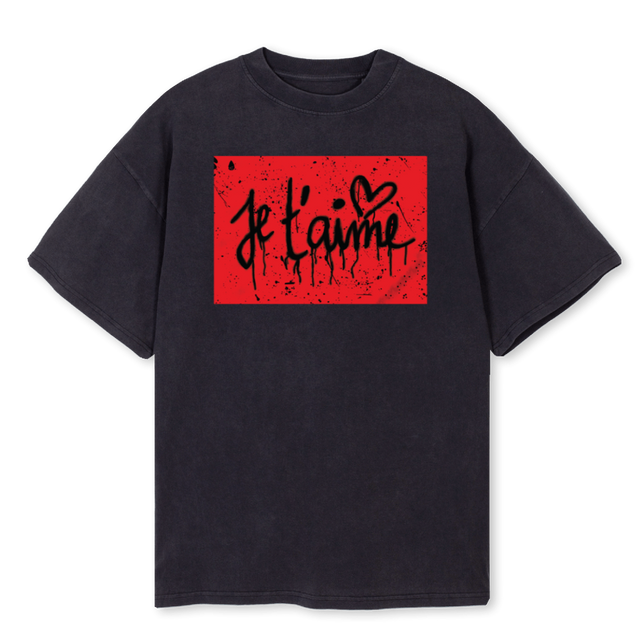 OVVBJT Vintage Black Oversized Tee.