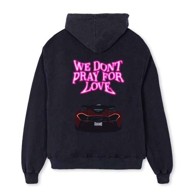 STARBOY Vintage Black Oversized Hoodie.