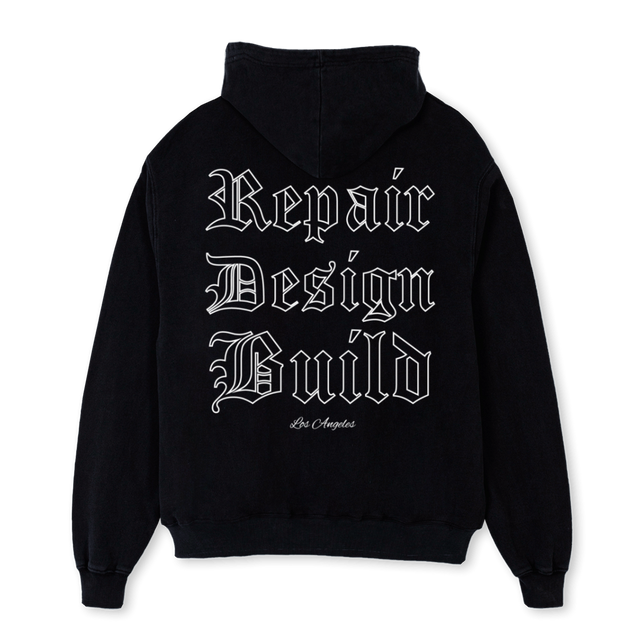 RDBHOODIE Black Oversized Hoodie.