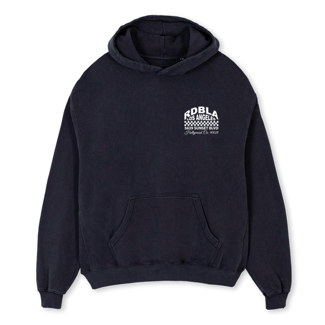 ASHOODIECL Vintage Black Oversized Hoodie.