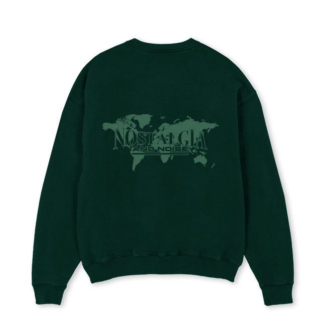 NNWORLDWIDEPULLOVER Wild Green Oversized Crewneck Sweater.
