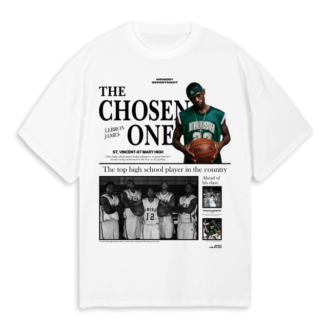 LEBRON White Oversized Tee.