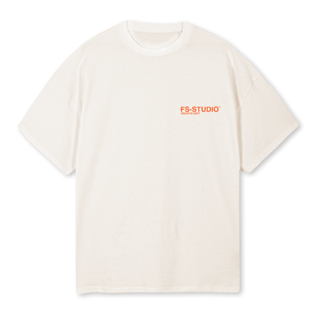 FSSTEECREAMAPRI Vintage White Oversized Tee.