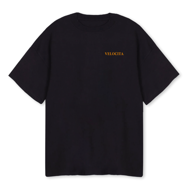 GOLDMERCEDES Black Oversized Tee.