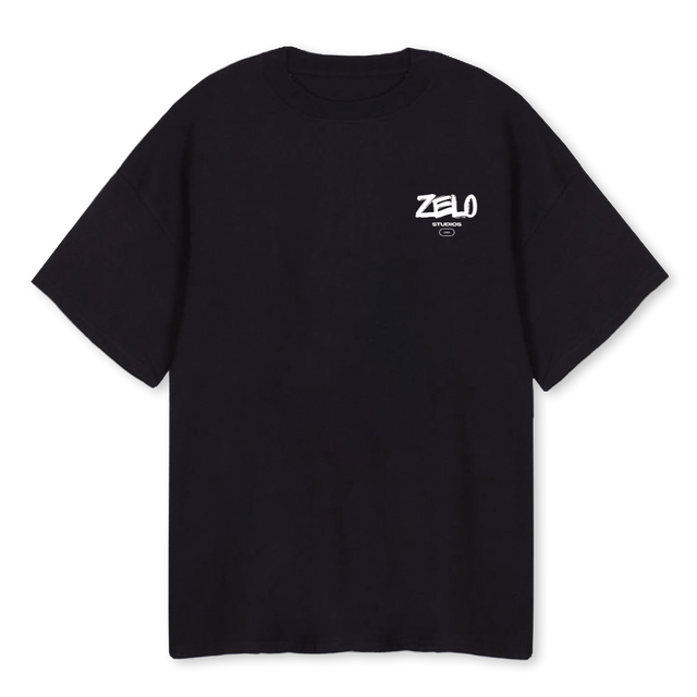 ENVISIONTEE Black Oversized Tee.
