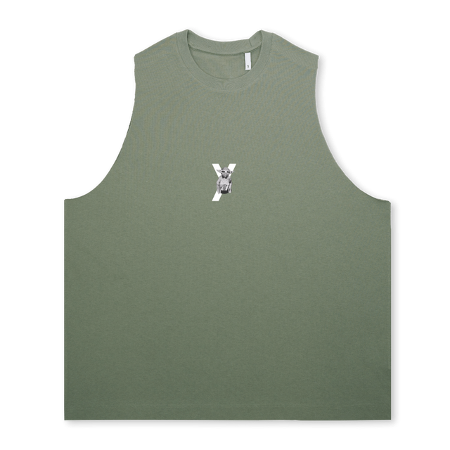 TANKX Green Desert Oversized Vest.