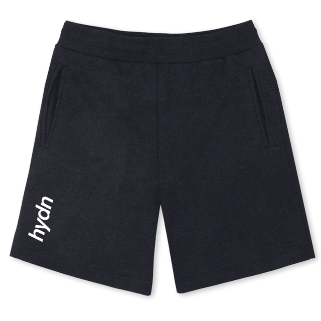 HYDNSAMPLESHORTSTWO Vintage Black Sweatshorts.