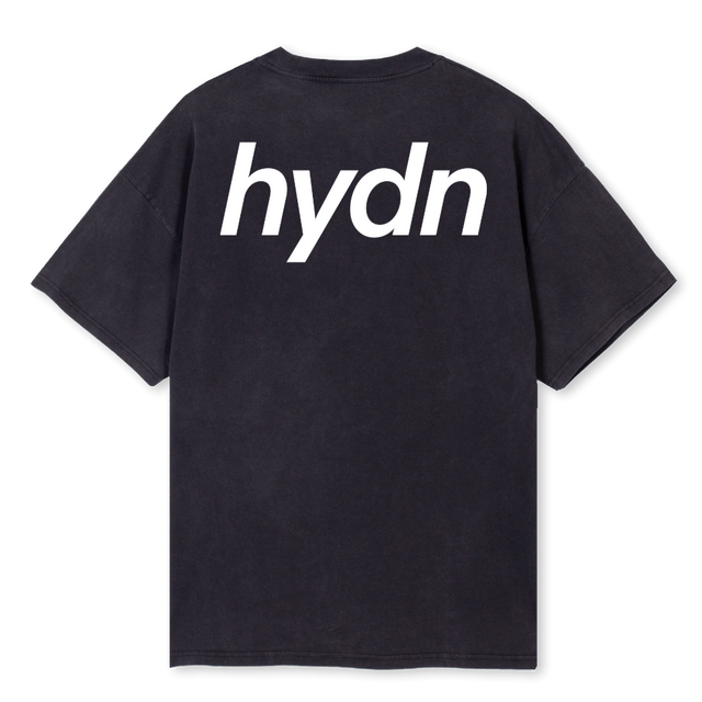 HYDNSAMPLETTHREE Vintage Black Oversized Tee.