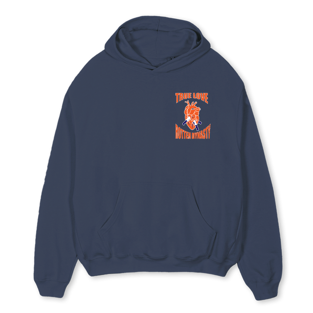 TLBHDE Navy Blue Oversized Hoodie.