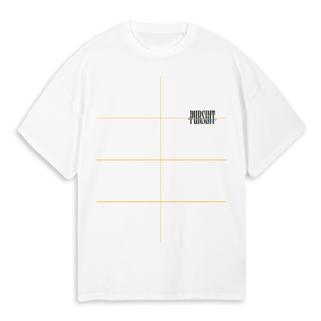 PURSUIT White Oversized Tee.