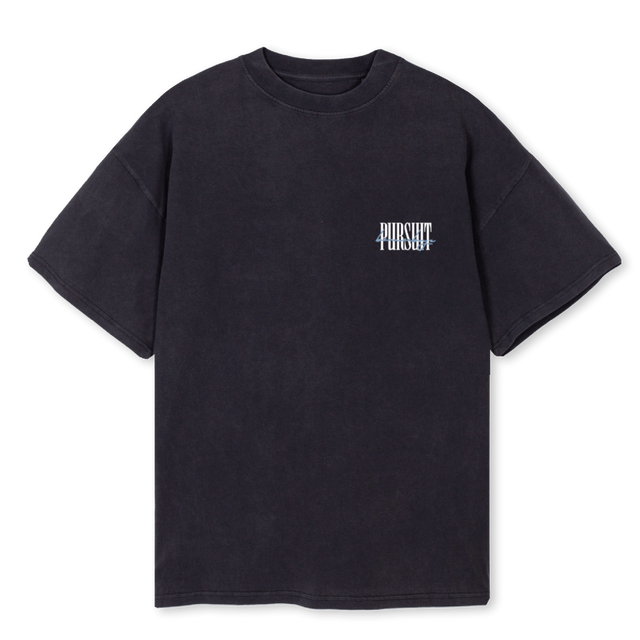 PURSUITBLACK Vintage Black Oversized Tee.