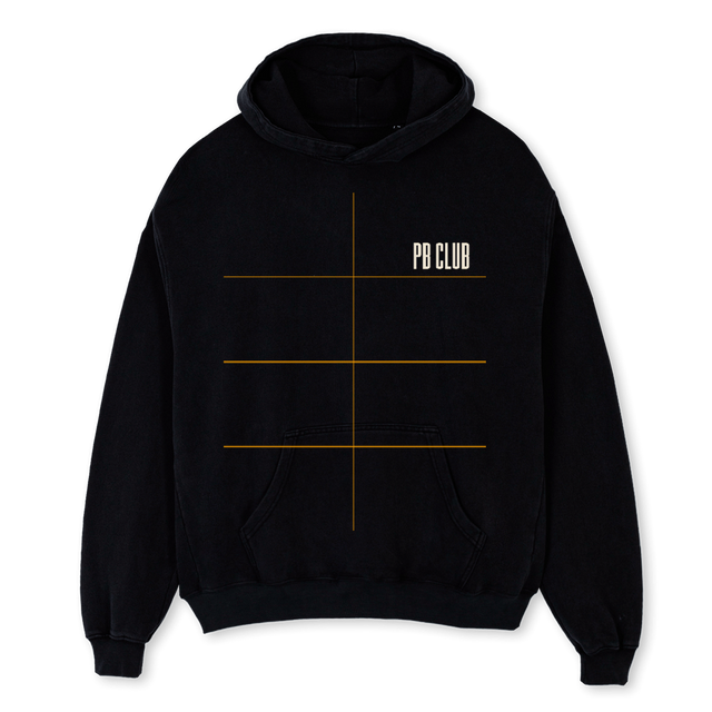 SIG Black Oversized Hoodie.