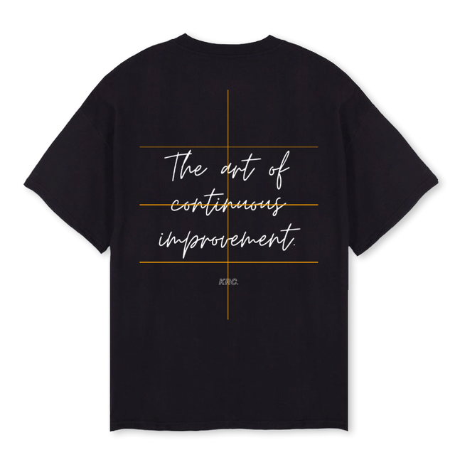 KRCSAMPLEONE Black Oversized Tee.