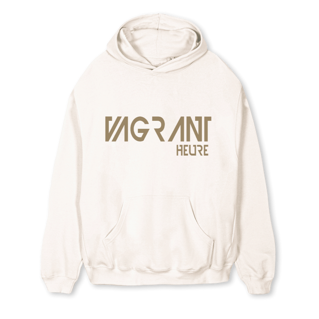 SIGNATUREFAWN Vintage White Regular Hoodie.