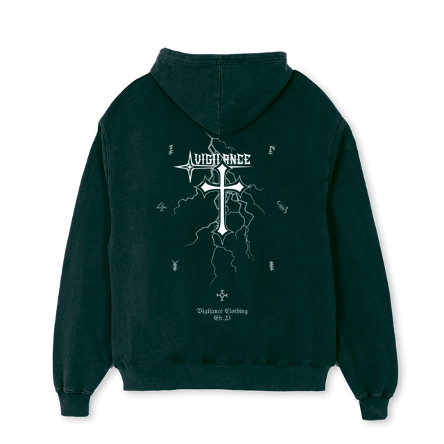 VGCROSSDG Wild Green Oversized Hoodie.