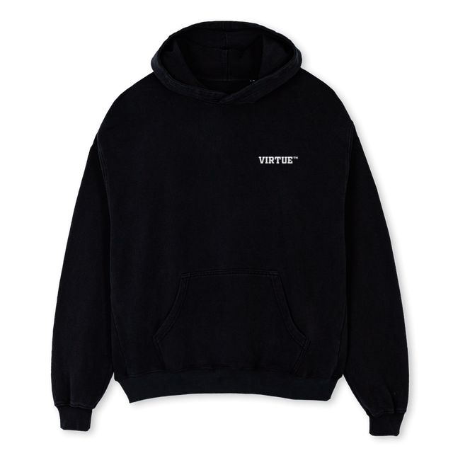 UNIHOODIEBLACK Black Oversized Hoodie.