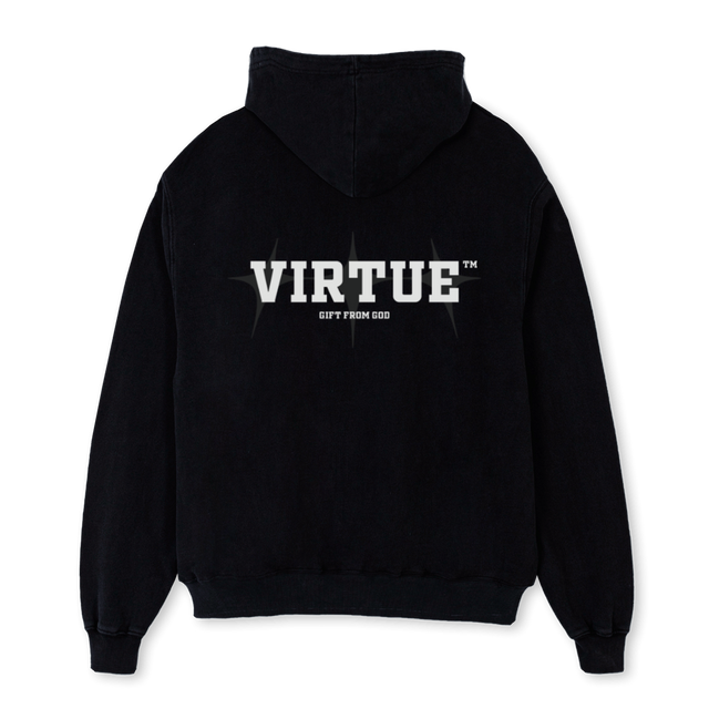UNIHOODIEBLACK Black Oversized Hoodie.