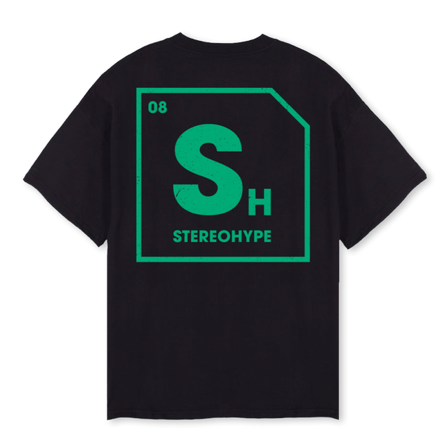 BLACKGREENPINK Black Oversized Tee.