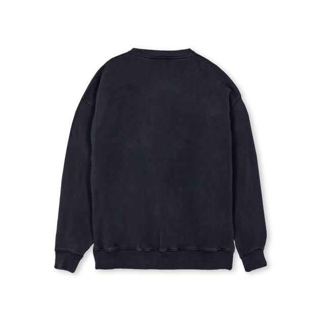 ANXIETYCREW Vintage Black Regular Crewneck Sweater.