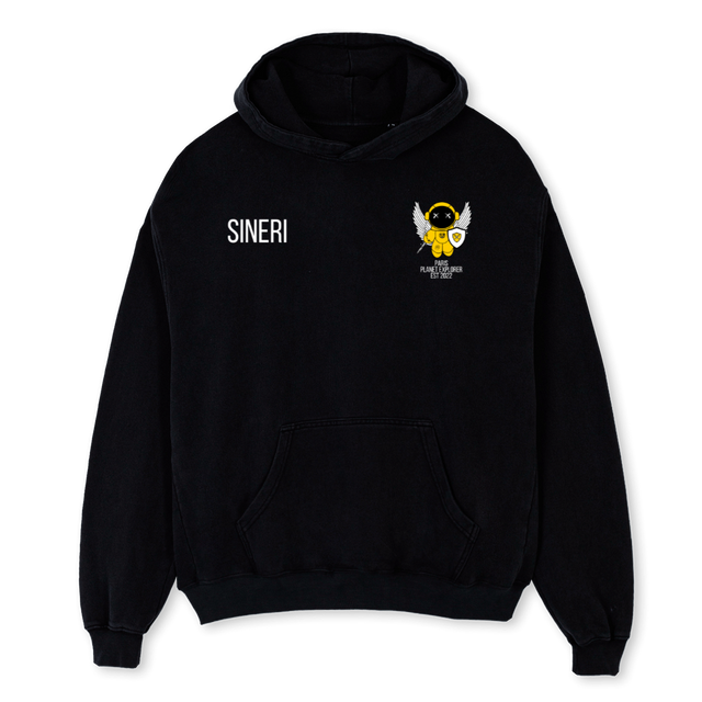 ANG OSH Black Oversized Hoodie.