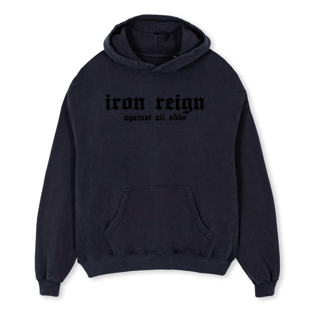 EVRYDY Vintage Black Oversized Hoodie.