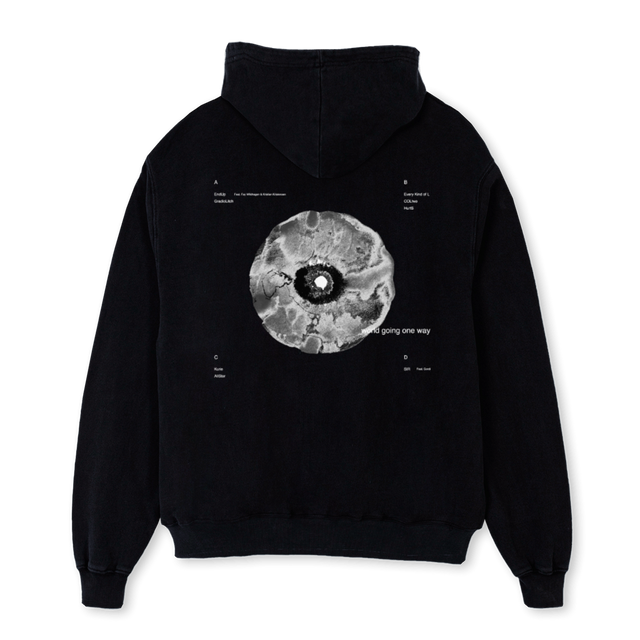 SLOWSHIFTBLACKHOODIE Black Oversized Hoodie.