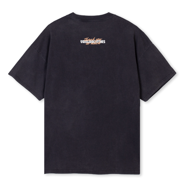 MERCI OST Vintage Black Oversized Tee.