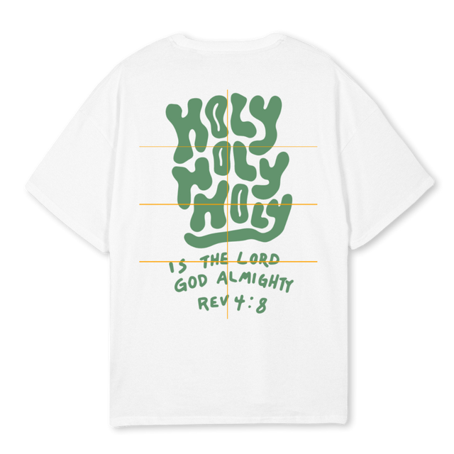 HOLYHOLYTSHIRTWHITE White Oversized Tee.