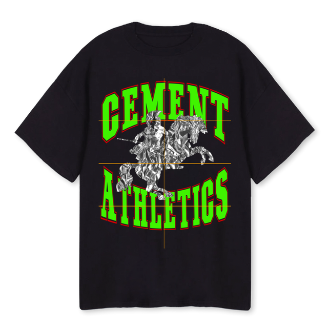 FOIL Black Oversized Tee.