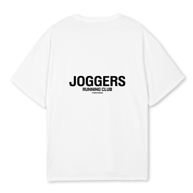 JOGGERSRUNWHITE White Oversized Tee.