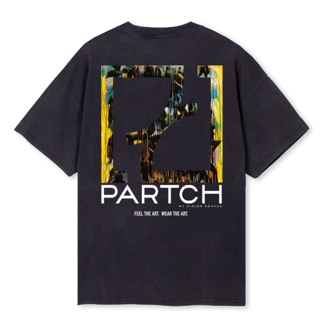 ABSOVVBLK Vintage Black Oversized Tee.