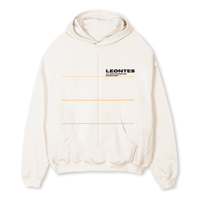 TRUITWEE Vintage White Oversized Hoodie.