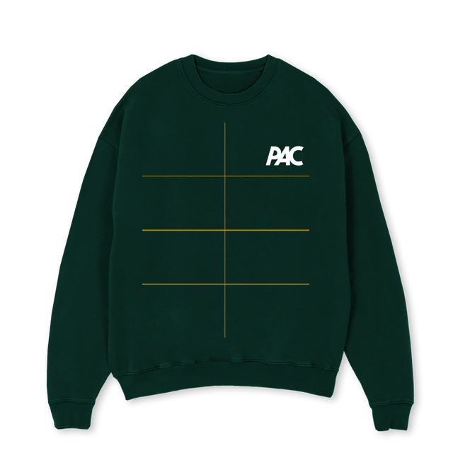 SWEEONE Wild Green Oversized Crewneck Sweater.
