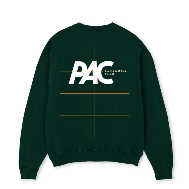 SWEEONE Wild Green Oversized Crewneck Sweater.