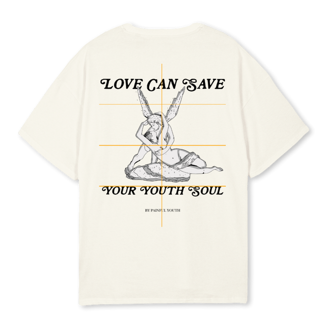 CREAMDESING Cream Oversized Tee.