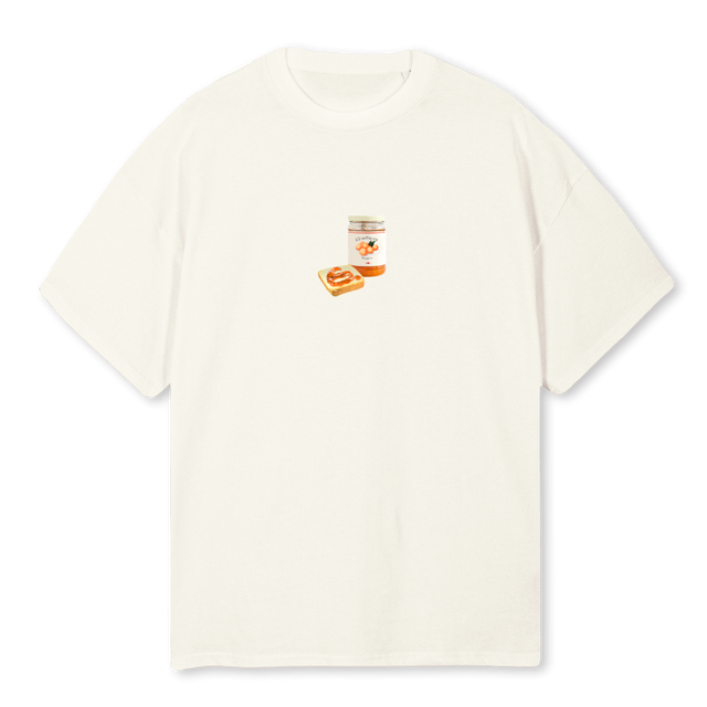 BEIGE Cream Oversized Tee.