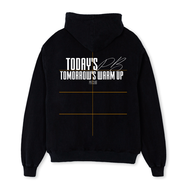 BLACKFINAL Black Oversized Hoodie.