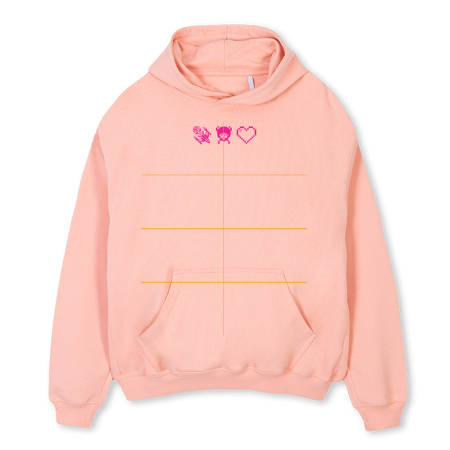 SUPERPOWER Pink Clay Oversized Hoodie.