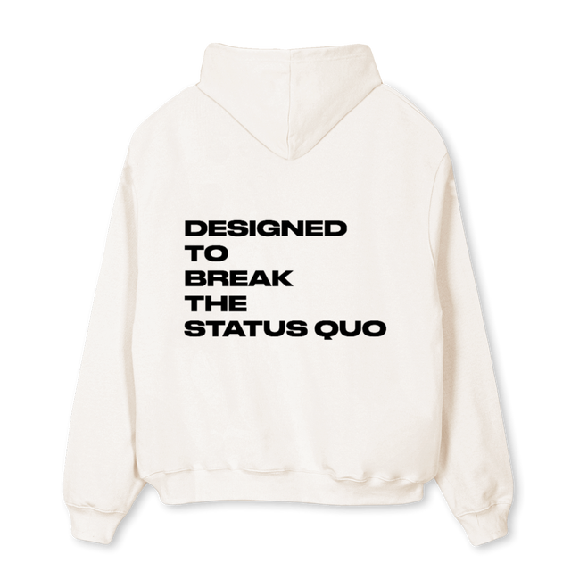 VENCIHOODIEONE Vintage White Oversized Hoodie.