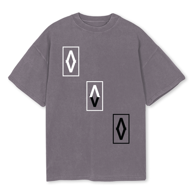 VENCITEETWO Pigment Grey Oversized Tee.