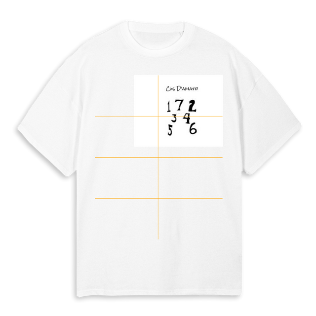 CDAMATO White Oversized Tee.